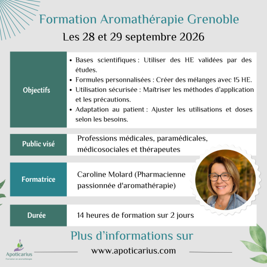 Formation aromathérapie Grenoble 1